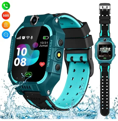 Reloj Inteligente para Niños con Llamadas, Chip y GPS Verde