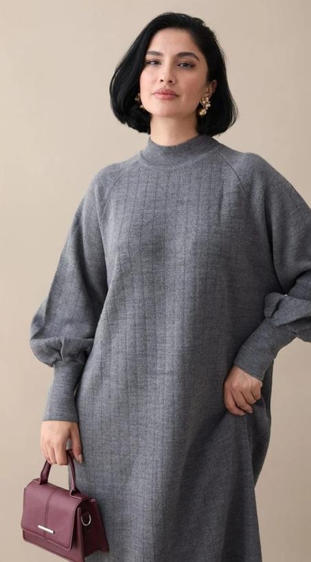 فستان قماش صوف