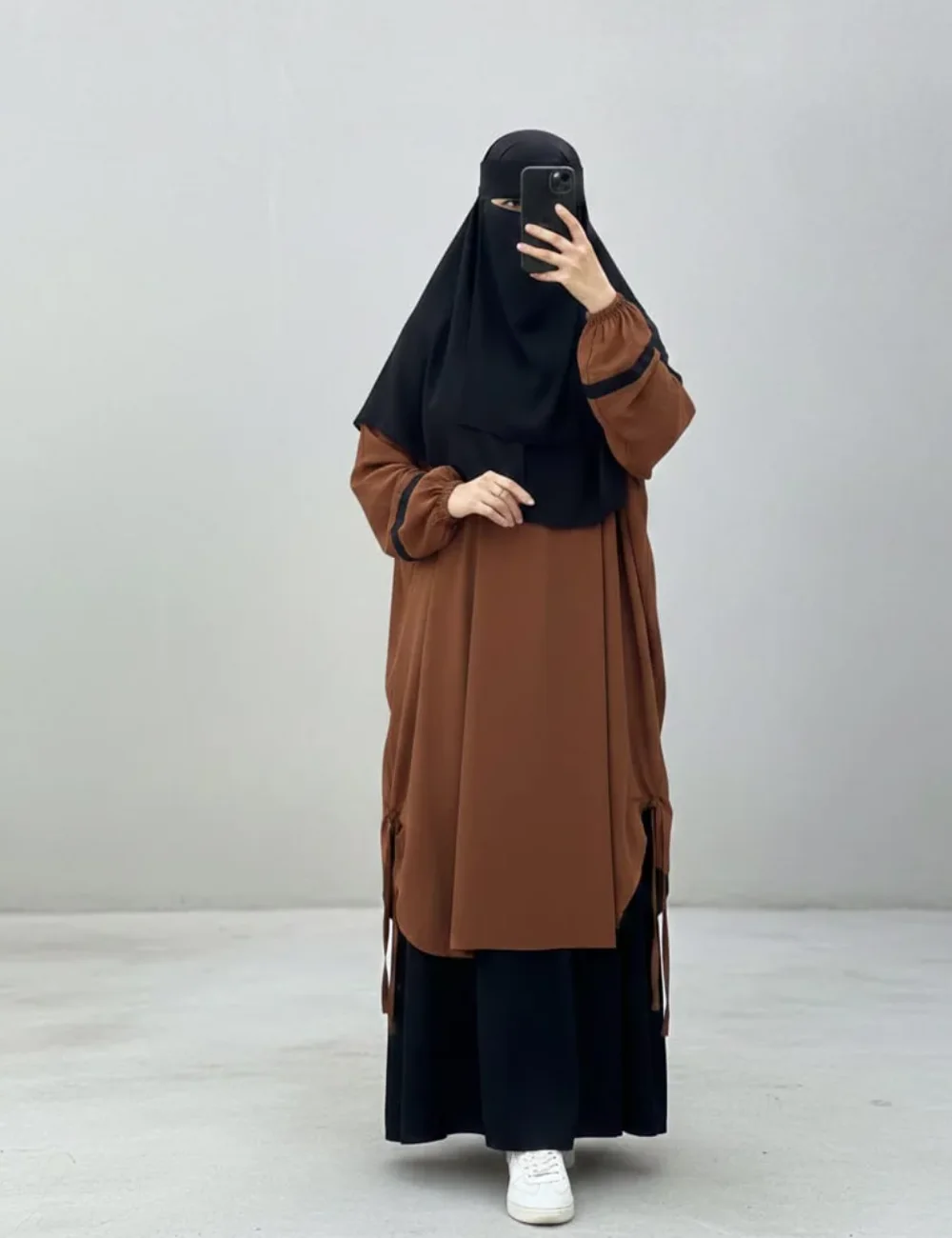 Voiles + Niqab + Gilet + Foulard