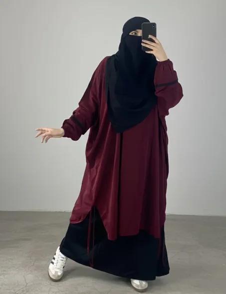 Voiles + Niqab + Gilet + Foulard