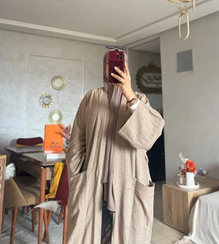 KIMONO LE LIN VERTUA