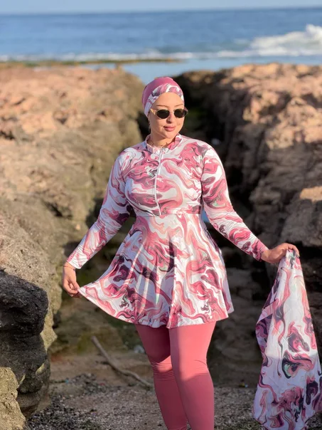 بوركيني طويل متكون من أربع 4️⃣ قطع (copy)