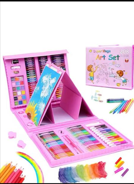 مجموعة أدوات الرسم الفنية للأطفال
