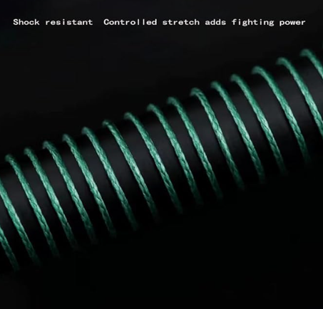 خيط صنارة صيد من 8 جدائل بطول 100 متر، خيط بولي ايثيلين مقاوم للعض والاهتراء، بقطر 2.0 ملم، يمكن أن يتحمل 25 باوند، ومناسب للصيد والشباك