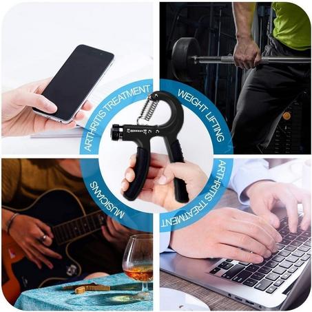 hand grip اداة تمرين قبضة اليد قابلة للتعديل (10 كغم - 60 كغم)