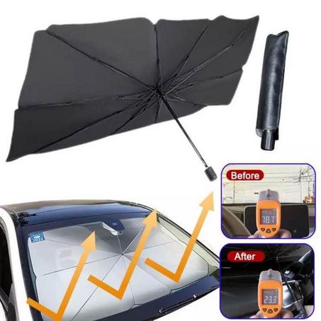 Pare-soleil Pliable pour Voiture Protection UV  مظلة قابلة للطي واقية من اشعة الشمس للسيارات والشاحنات
