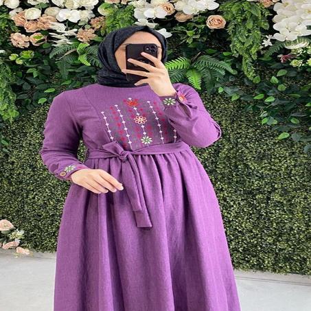 فستان بنفسجي  ملكي