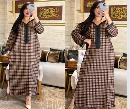 جلابة كارو راقية — لمسة من الأناقة المغربية الأصيلة ✨