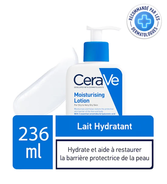 CeraVe Lait Hydratant Peaux Sèches à Très Sèches 236ml