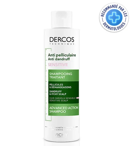 Vichy Dercos Shampooing Anti-Pelliculaire Sensitive Sans Sulfate 200ml