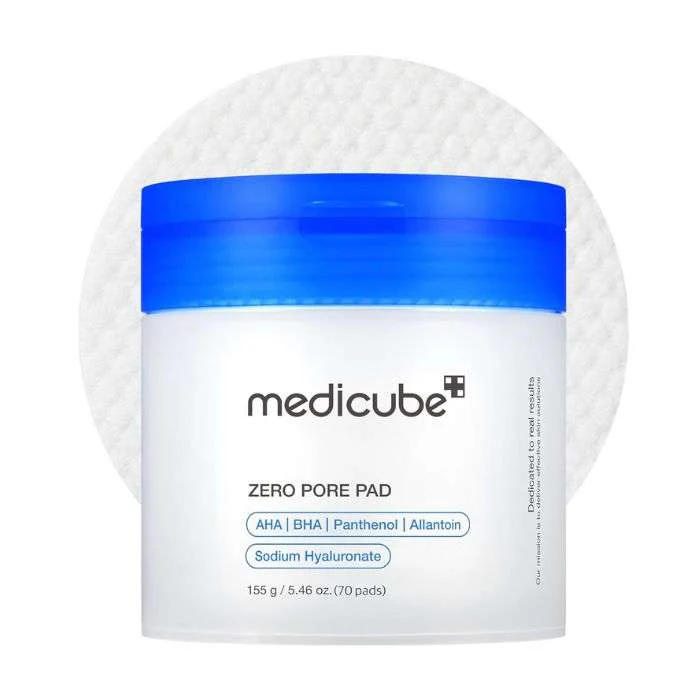 قطن تقشير وتصغير المسام زيرو بور ميديكيوب - Medicube Zero Pore Pad 2.0 (155g / 70 Pads)