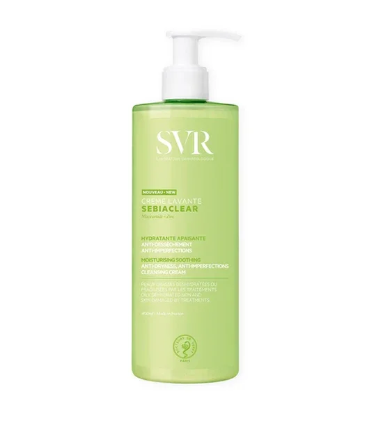 SVR Sebiaclear Crème Lavante Soin Nettoyant Apaisant 400ml