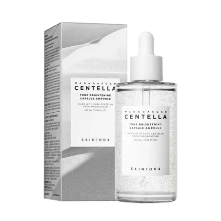أمبول التفتيح وتوحيد لون البشرة سنتيلا سكين 1004 - SKIN1004 Madagascar Centella Tone Brightening Capsule Ampoule 100ml