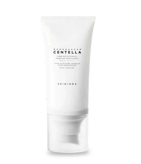 واقي الشمس المفتح والموحد للون البشرة سنتيلا سكين 1004 - SKIN1004 Madagascar Centella Tone Up Sunscreen SPF50+ 50ml