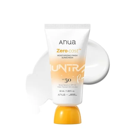 واقي الشمس المرطب بلمعة طبيعية زيرو كاست أنوا - Anua Zero-Cast Moisturizing Sunscreen SPF50+ PA++++ 50ml