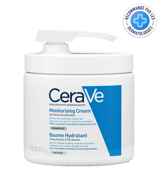CeraVe Baume Hydratant Nourrissant avec Pompe Peaux Sèches à Très Sèches 454g