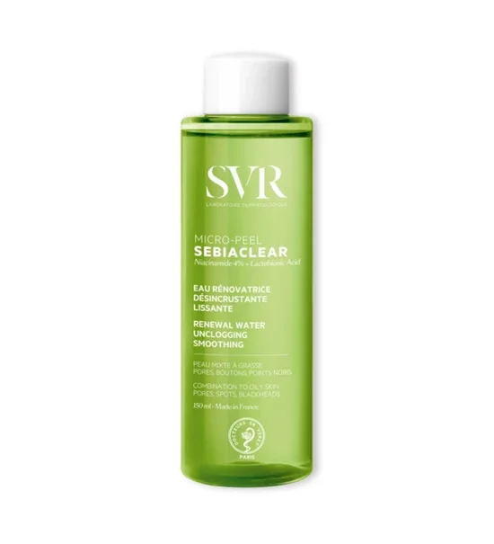 SVR Sebiaclear Micro-Peel Eau Rénovatrice Lissante 150ml