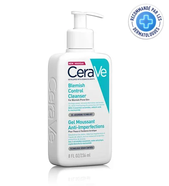 CeraVe Gel Moussant Anti-Imperfections 236ml + Mini Trousse Offerte