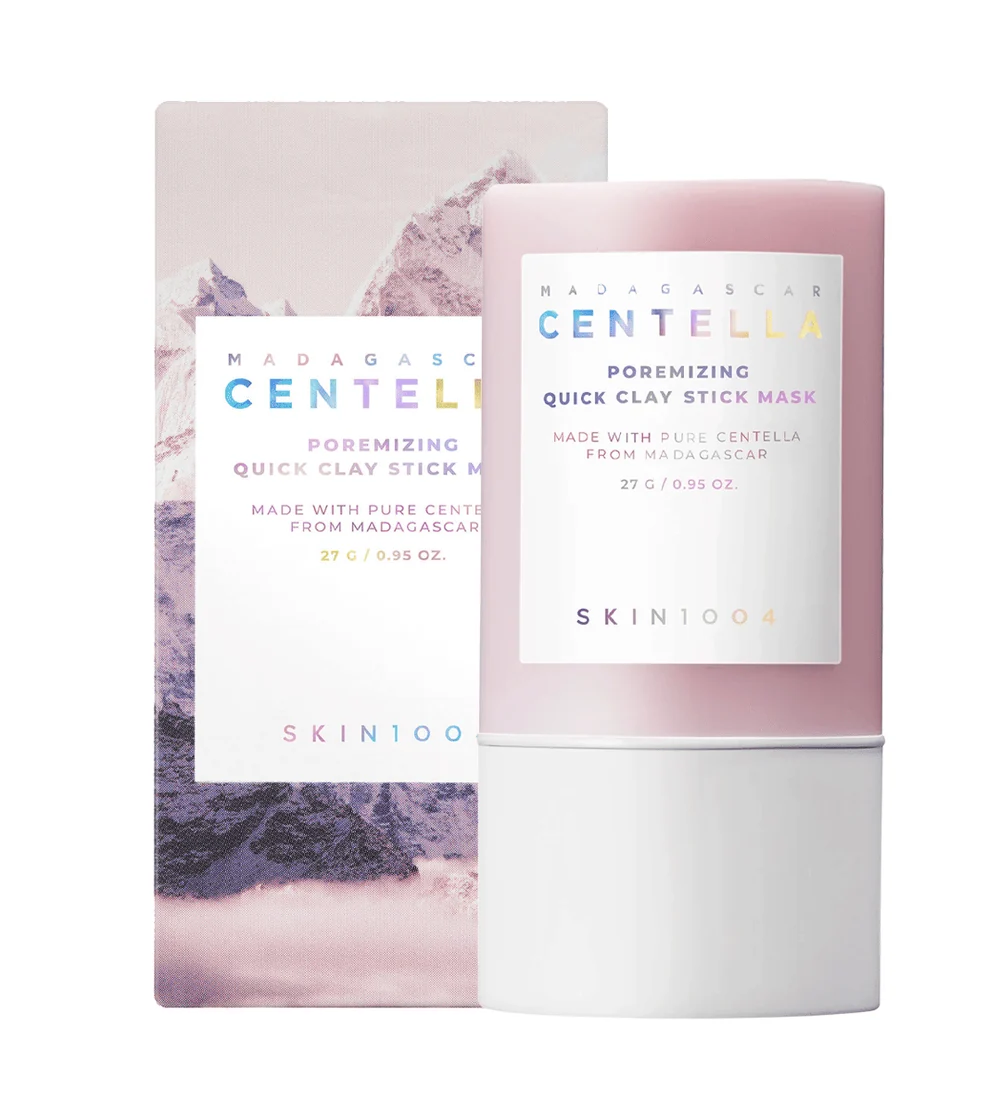 ماسك الطين السريع لتنظيف المسام سنتيلا بورمايزينغ سكين 1004 - SKIN1004 Madagascar Centella Poremizing Quick Clay Stick Mask 27g