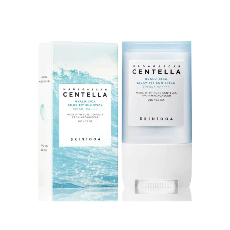 ستيك واقي الشمس المائي والحريري سنتيلا سكين 1004 - SKIN1004 Madagascar Centella Hyalu-Cica Silky Fit Sun Stick 20g