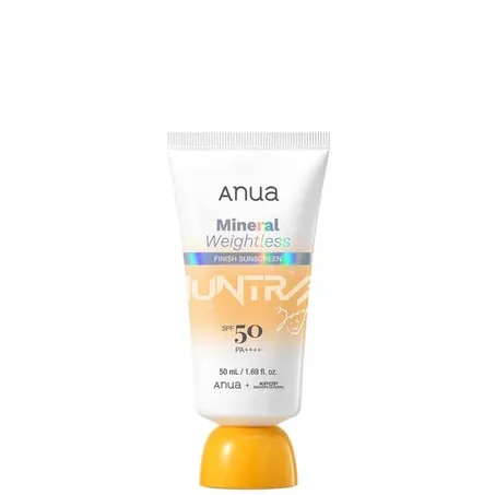 واقي الشمس المعدني الخفيف أنوا - Anua Mineral Weightless Finish Sunscreen SPF50+ PA++++ 50ml