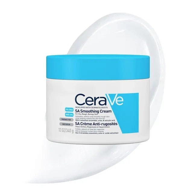 CeraVe SA Crème Anti-Rugosités Peaux Sèches et Squameuses 340g