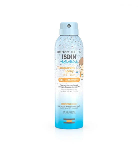 ISDIN Fotoprotector Pediatrics Transparent Spray Wet Skin SPF50 250ml