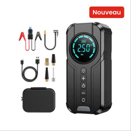 Démarreur de démarrage portable 4 en 1 avec pompe à air Pro