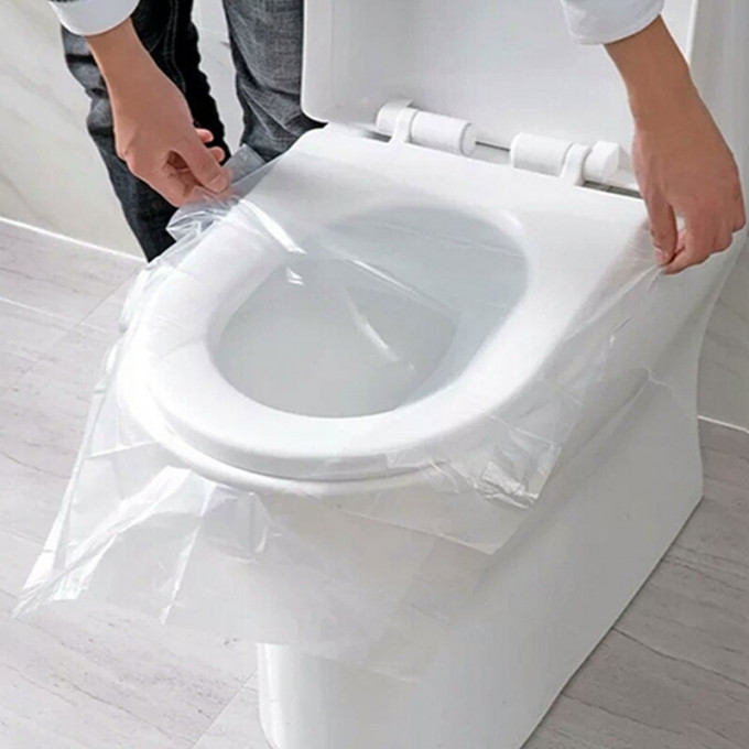 50 pièces jetable siège de toilette couverture tapis 100% imperméable