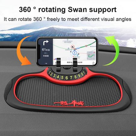 Support de téléphone multifonctionnel pour tableau de bord de voiture