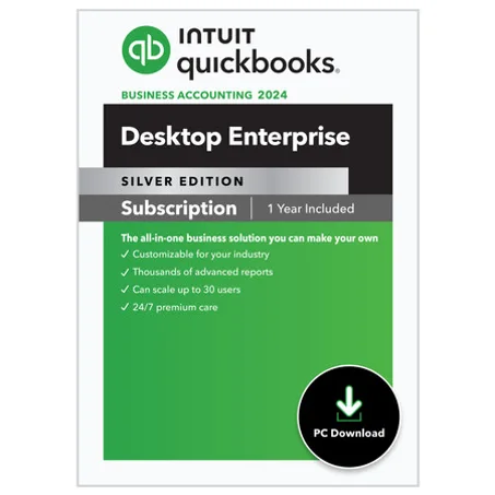Intuit QuickBooks Enterprise Solutions 2024  Premium Version Lifetime license for 2 computers Multilingual✨(Latest 2026)✨