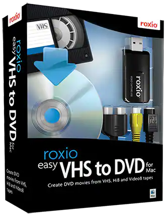 Roxio Easy VHS to DVD Plus 4 Premium Version Lifetime license for 2 computers Multilingual✨(Latest 2026)✨