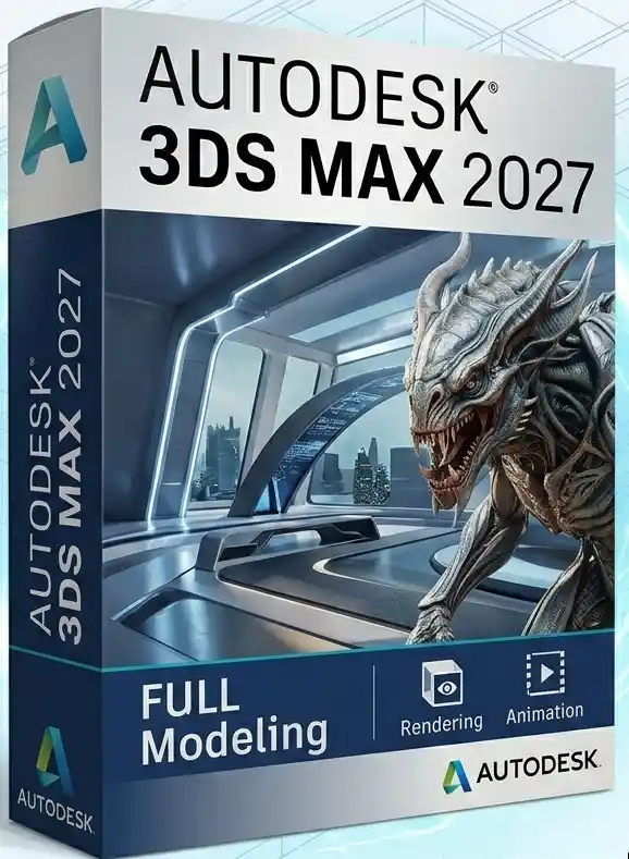 Autodesk 3DS MAX 2027 Premium Version Lifetime license for 5 computers Multilingual✨