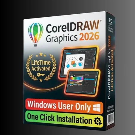 CorelDRAW Graphics Suite 2026 v27 Premium Version Lifetime license for 5 computers Multilingual✨(Latest 2026)✨