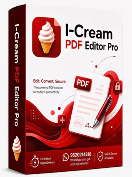 Icecream PDF Editor Pro 3 Premium Version Lifetime license for 5 computers Multilingual✨(Latest 2026)✨