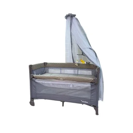 Mon Bebe Lit parc cododo plus plan à langer, mobile et voile moustiquaire multifonctions, très pratique !