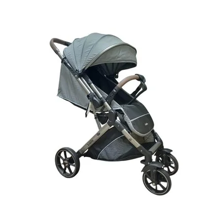 Kidilo Poussette Réversible gris 2 Faces – Aluminium Doré confort pour votre bébé, 0 à 4 Ans
