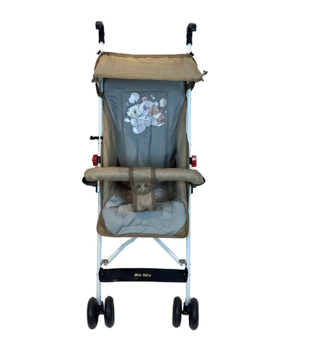 POUSSETTE CANNE BEIGE MARQUE MON BÉBÉ