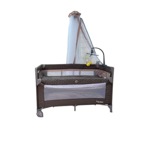 Mon Bebe Lit parc cododo plus plan à langer, mobile et voile moustiquaire multifonctions, très pratique !