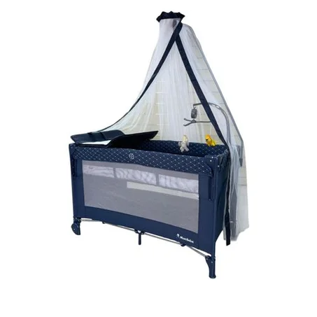 Mon Bebe Lit parc cododo plus plan à langer, mobile et voile moustiquaire multifonctions, très pratique !