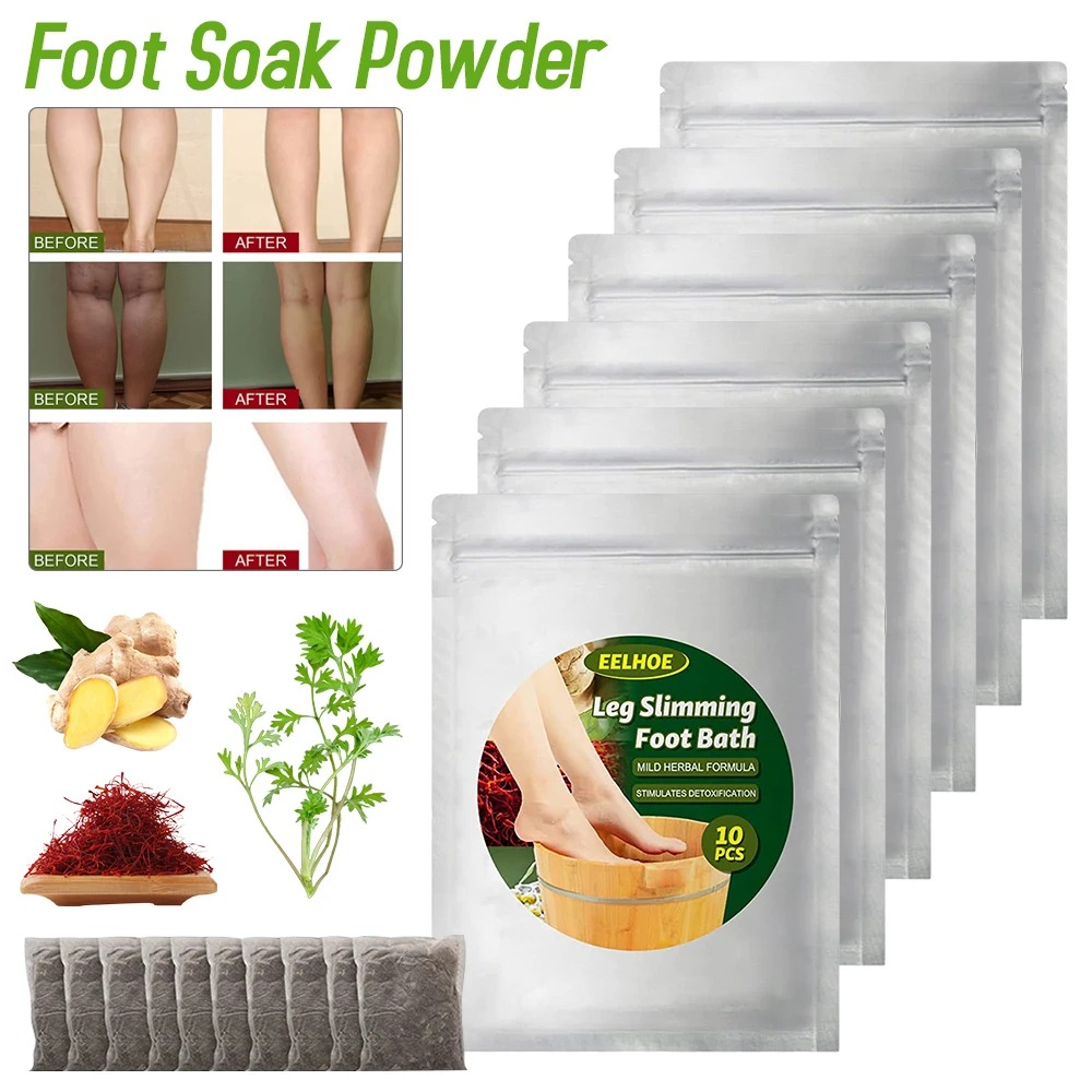 Bains pieds amincissant au gingembre pour drainage lymphatique
