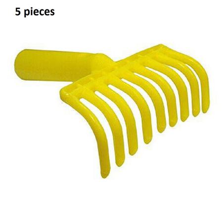 5 pieces Râteau 9 Dents Pour Récolte Olives Noisettes Plastique Foré livrason gratuite en 2 jour + paiment a la livraison