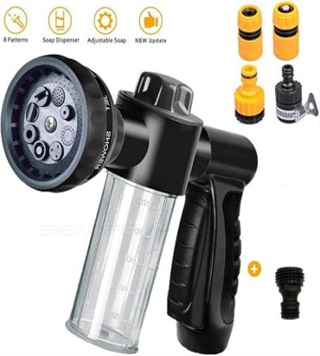 رشاش ماء متعدد الوظائف مع موزع صابون