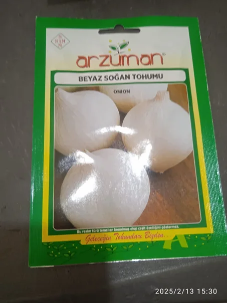 Sachet de graines de legumes OIGNON BLANC