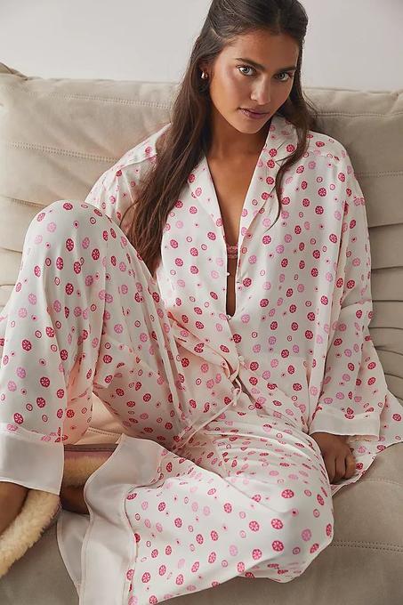 Raspberry White Pyjama