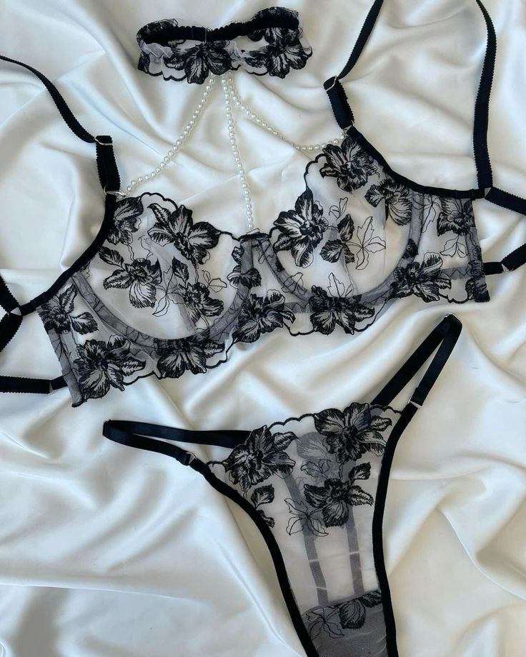 Sexy in Black lingerie