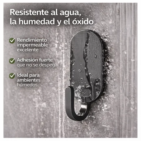 Ganchos adhesivos resistentes para el hogar