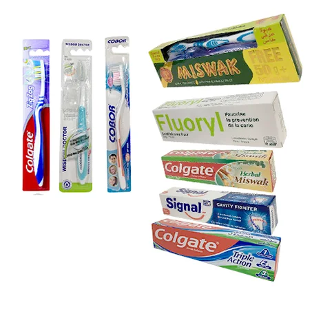 معجون وفرشاة الأسنان