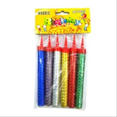 (MIN ORDER: 10 PCS)شموع عيد ميلاد 6شرارة