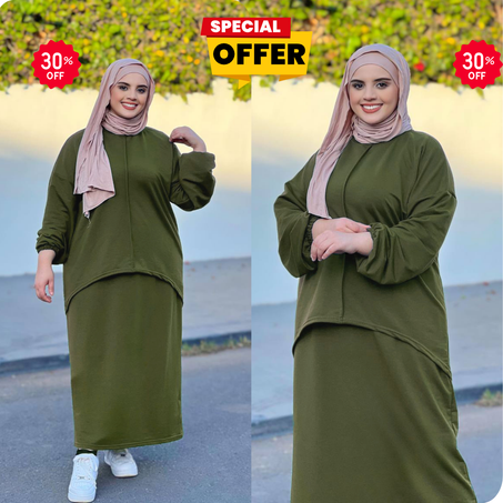 ✨ انصومبل عصري بتصميم أنيق يناسب الجميع – مثالي للخروج والمناسبات، متوفر بألوان زاهية وقماش مونطوني الفاخر! ✨